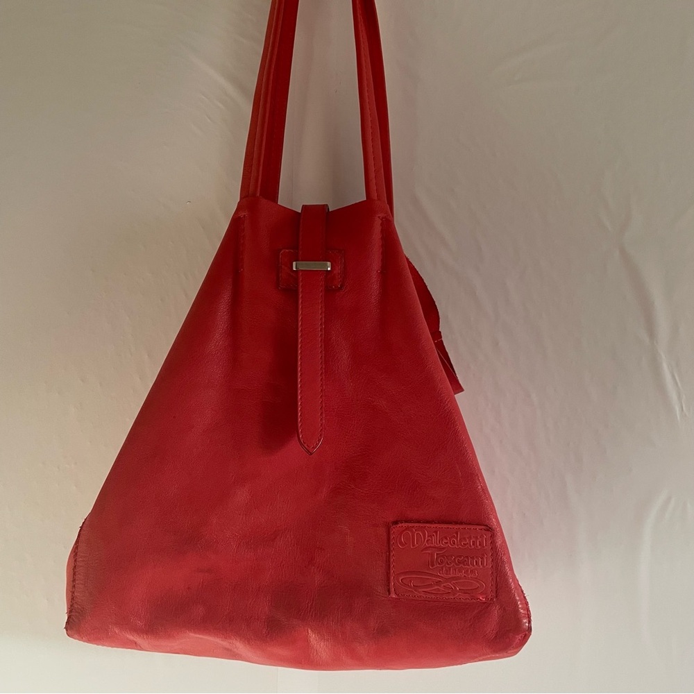 Maledetti Toscani Red Leather Purse